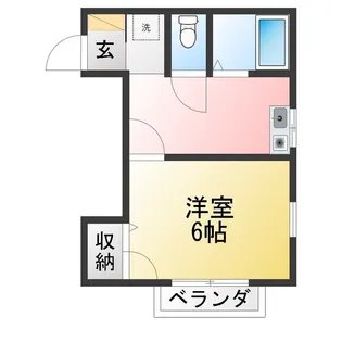 セフィール日野【1階】の間取り