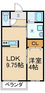 メゾン貞光V【1階】の間取り