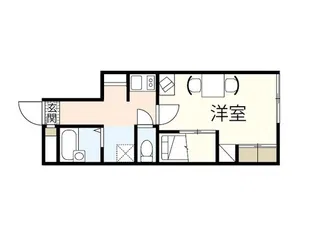 レオパレスプロシード【1階】の間取り