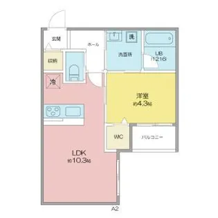 プリマヴェーラ【3階】の間取り