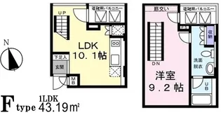 アリス・マナーガーデン銀座ウォーク【5階】の間取り