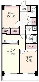 カッサフォルテ【3階】の間取り