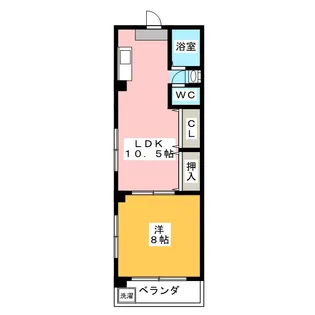 大和マンション【3階】の間取り