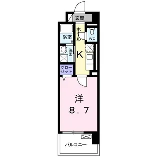 アルカディアコート【3階】の間取り