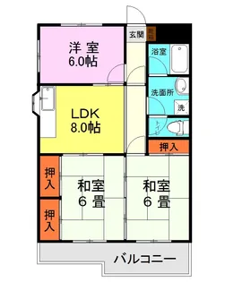 Dream Mansion 出水【2階】の間取り