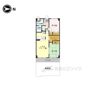 リジェール菅原【1階】の間取り