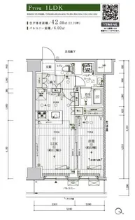メインステージ北千住VII【10階】の間取り