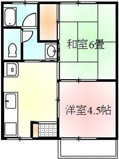 林マンション【1階】の間取り