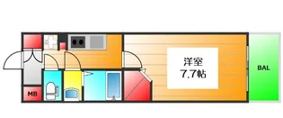 ミラージュパレス大阪ドームProsper【12階】の間取り