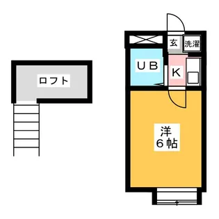 コスモ21みやがみ【2階】の間取り