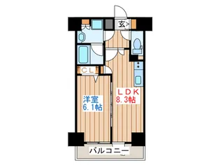 グランドロアール仙台西公園【2階】の間取り