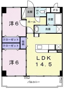 ノースパークヒル【3階】の間取り