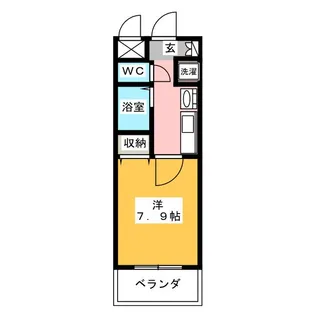 プレサンス栄メディパーク【2階】の間取り