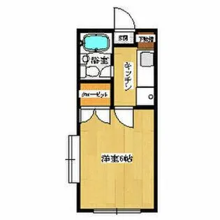 コーポエクセレント【2階】の間取り