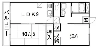ハーモニー和合I【4階】の間取り
