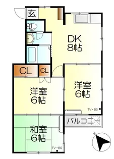 シュウエイビル2【4階】の間取り
