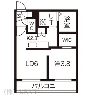 グランド山の手【2階】の間取り