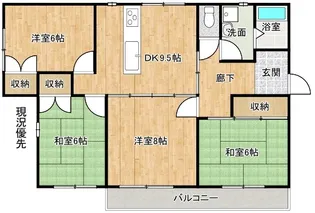 ドリームハイツ【2階】の間取り