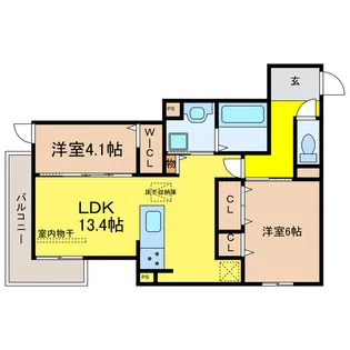 Luce【1階】の間取り