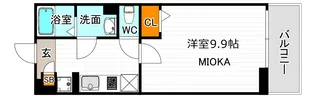 リブリ・ウエスタン丸山通【3階】の間取り