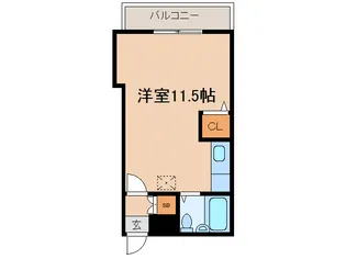 ドミール新橋【4階】の間取り