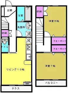 ラ・フェリーチョ【1階】の間取り