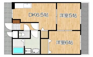 クレインズマンション【2階】の間取り