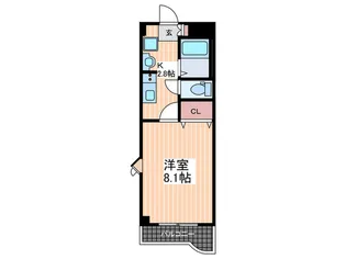 Sunpalace NakamotoB【2階】の間取り