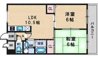 AMIJIKマンション【2階】の間取り