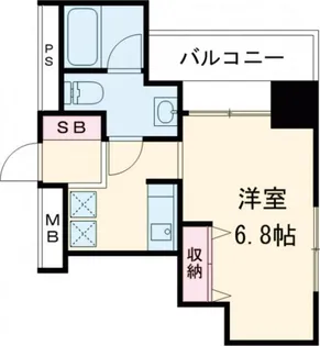 アーバンフラッツ町田【8階】の間取り