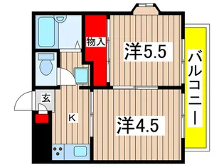 イリス日吉【2階】の間取り