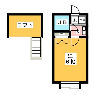 コスモ21梅坪【1階】の間取り