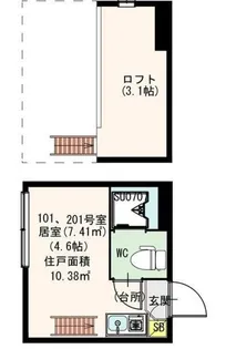 DHG快【1階】の間取り