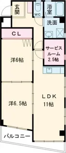 あさひレジデンス弐番館EAST【5階】の間取り