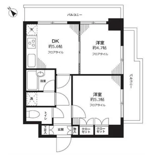 藤和シティコープ新大塚II【10階】の間取り