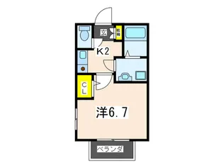 アビタシオン金子C【2階】の間取り