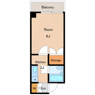 ANNEX ONE【2階】の間取り