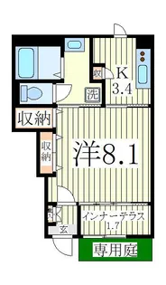 LiaisonM【1階】の間取り