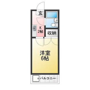 K&Kハイツ【3階】の間取り
