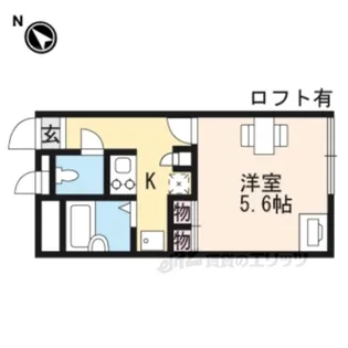 レオパレス水口綾野【1階】の間取り