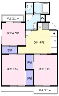 シェルヴール【3階】の間取り