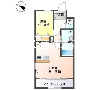 グランドソレイユ栄田【1階】の間取り