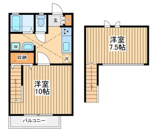 エクセリーナ2の間取り