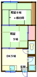 向井荘【2階】の間取り