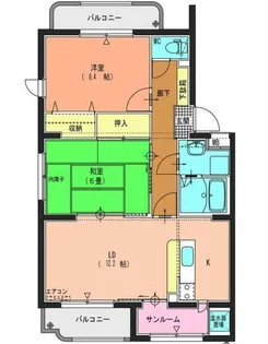 ピースエイブル I【1階】の間取り