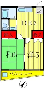 メトロポリス86【2階】の間取り