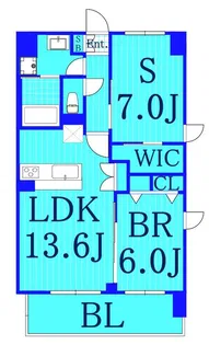 ブルーブラン新横浜【6階】の間取り