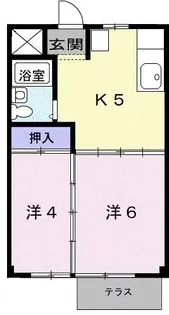 ATハイツ【1階】の間取り