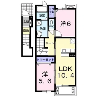 ボニート III【2階】の間取り