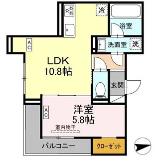 D Paina Shimosakunobe I【3階】の間取り